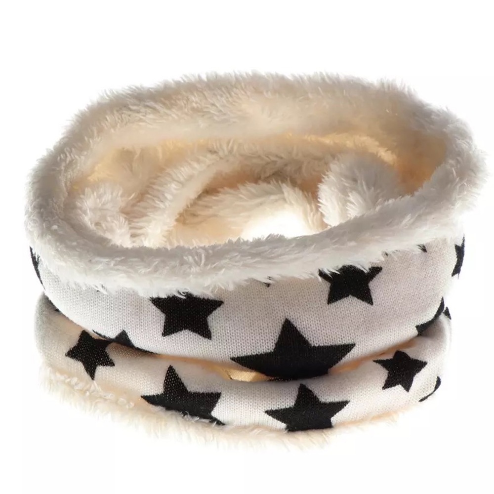 Baby/Child Knitted Infinity Ring Scarf with Fleece